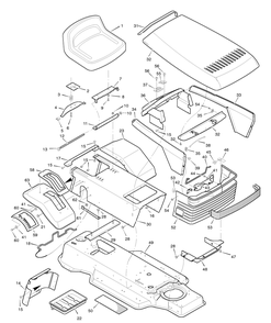 Part Location Diagram of 91892E701 Murray Gate, Shift